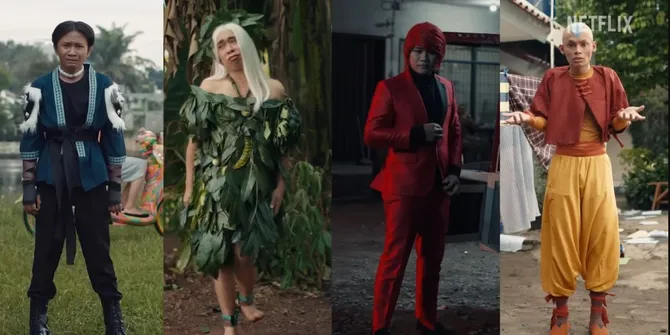 Fajar Sad Boy Hingga Ganta, Inilah 8 Potret Iklan Parodi Live Action Avatar ala Netflix Indonesia