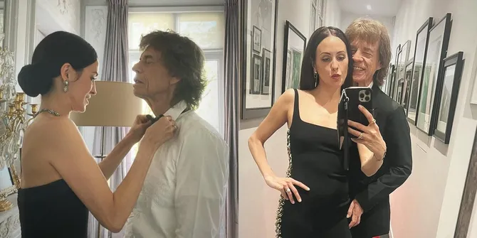 Fakta Kisah Cinta Mick Jagger dan Melanie Hamrick yang Beda Usia 44 Tahun, Anak Bungsu Umurnya Cuma 2 Tahun Lebih Tua dari Cicit