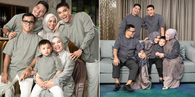 Family Photoshoot Terbaru Keluarga Haji Faisal, Fuji Tampil Cantik Berhijab