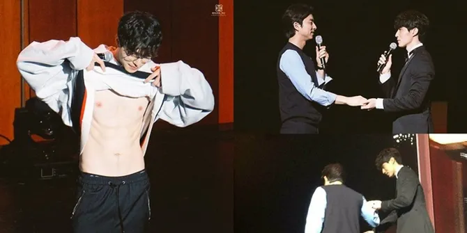 Fanmeet Lee Dong Wook, Pamer Abs dan Bromance Bareng Gong Yoo