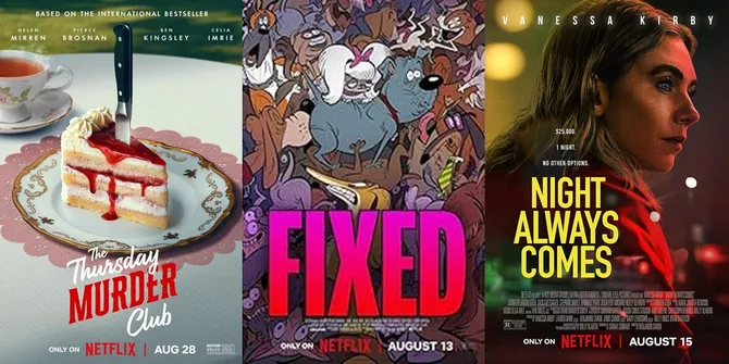 Film Terbaru yang Tayang di Netflix Bulan Agustus 2025, Mana yang Paling Kamu Tunggu?