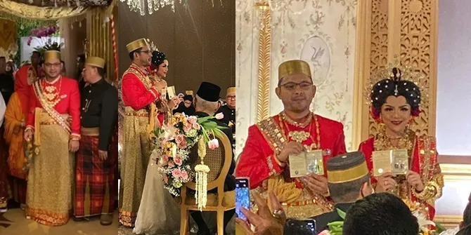 FOTO Akad Nikah Danny Rukmana Mantan Suami Lulu Tobing, Resmi Persunting Raiyah dengan Adat Bugis Makassar