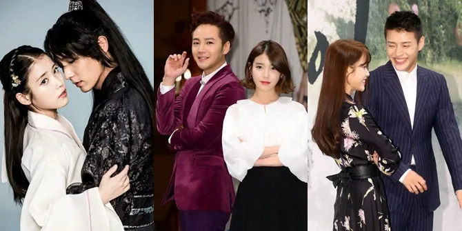 FOTO: Aktor-Aktor Korea Yang Terpesona Saat Akting Bareng IU