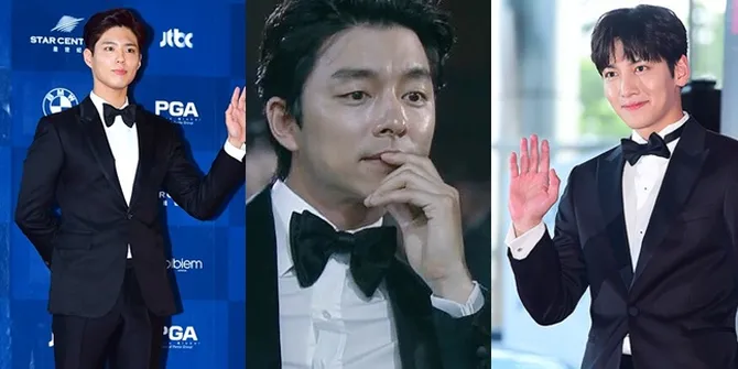 FOTO: Aktor-Aktor Pujaan Ganteng Berjas di Baeksang Awards 2017