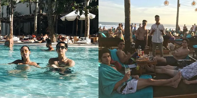 FOTO: Al Ghazali - Alyssa Daguise Liburan Bareng di Bali, Manis