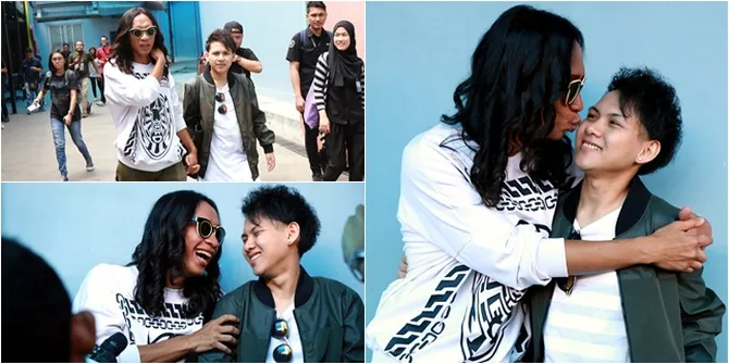 FOTO: Aming Cium Evelyn di Tengah Jumpa Pers, Mesra Bikin Iri!