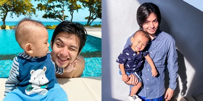 Foto Angga Aldi Yunanda Bersama Sadam Keponakannya, Om Ganteng Bikin Jatuh Hati