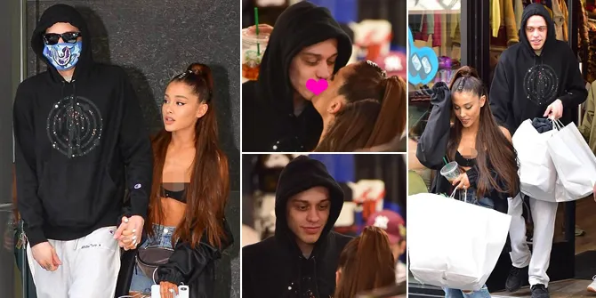 FOTO: Ariana Grande & Pete Davidson Ciuman Mesra Saat Shopping