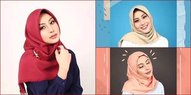FOTO: Awkarin Jualan Hijab Dengan Berbagai Jenis Filosofi