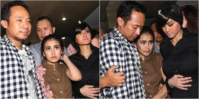 FOTO Ayu Ting Ting, Deni & Jupe Diperiksa Soal Kasus Zaskia Gotik