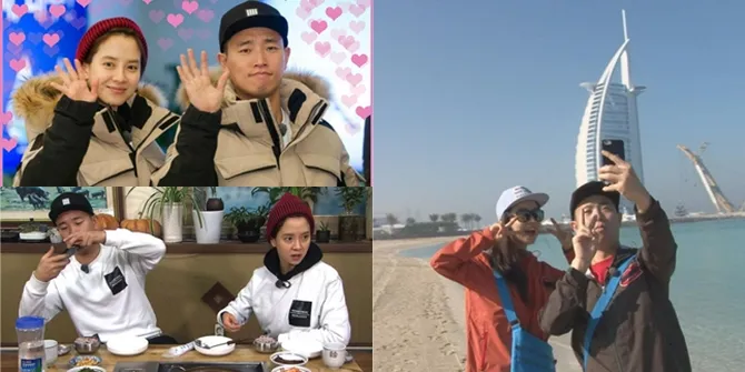 FOTO: Momen Mesra Monday Couple Running Man Bagaikan Honeymoon