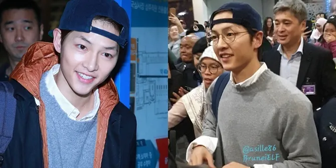 FOTO: Bahagia! Penampilan Perdana Song Joong Ki Pasca Rumor Cerai
