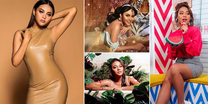 FOTO: Bak Model, Ini Gaya Cantik Aurel Hermansyah Saat Pemotretan