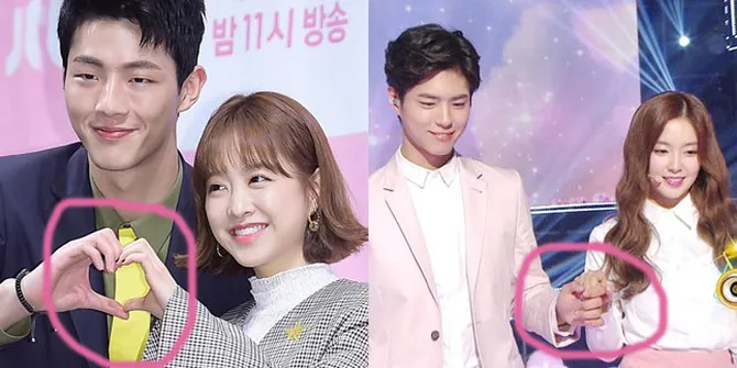 FOTO: Beda Ukuran Tangan Bintang Korea Cowok & Cewek, Cute Lho