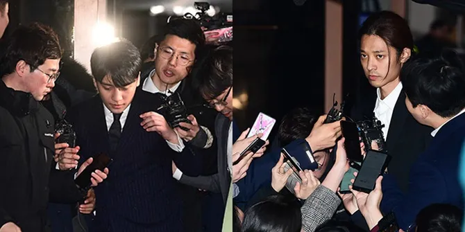 FOTO: Begini Tampilan Jung Joon Young - Seungri Pasca Pemeriksaan
