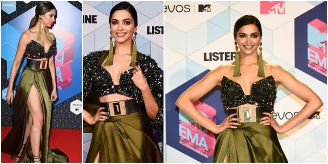 FOTO: Belahan Paha Tinggi, Deepika Masuk Worst Dress di MTV EMA