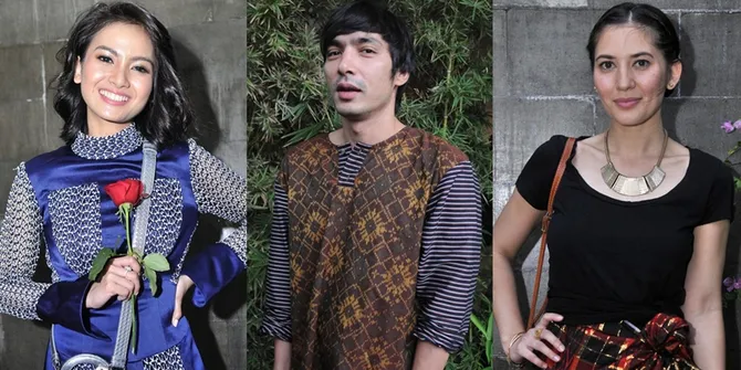 FOTO: Bersahaja, Para Bintang 'BULAN TERBELAH DI LANGIT AMERIKA'