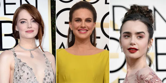FOTO: Best Beauty Golden Globe 2017, Cantik Flawless Tanpa Cela
