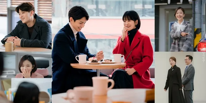 FOTO: BTS Syuting ENCOUNTER, Para Aktor - Aktris Senyum Bahagia