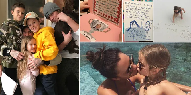 FOTO: Bukti Cinta Harper Pada Victoria Beckham, Manis Bikin Gemas