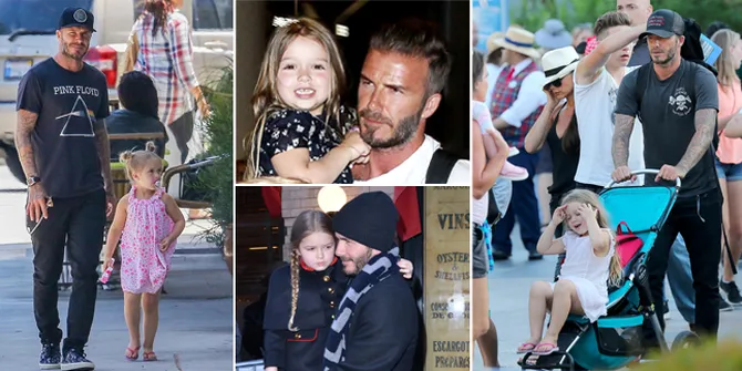 FOTO: Bukti Harper Beckham Gadis Yang Manja, Lucunya Bikin Gemas!