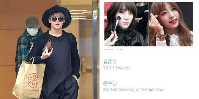 FOTO: Bukti Kencan Junsu JYJ - Hani EXID Romantis Kebangetan
