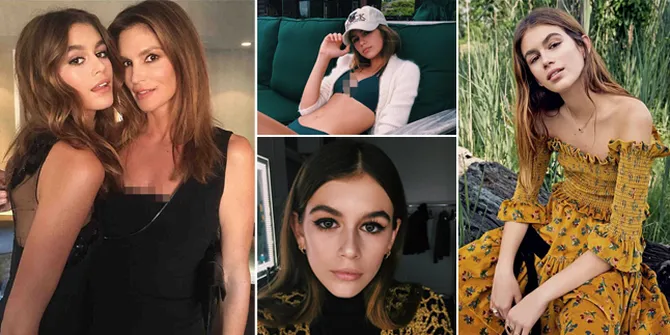 FOTO: Calon Supermodel Kaia Gerber Makin Cantik & Seksi Menggoda