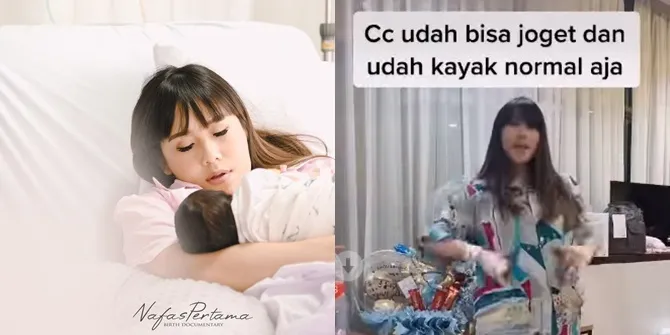 Foto Cherly Juno Eks Cherrybelle, Baru Lahiran Lewat Operasi Caesar Langsung Goyang TikTok dan Tak Merasa Sakit