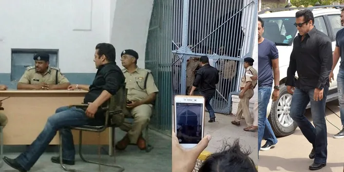 FOTO: Detik-Detik Salman Khan Dipenjara, Menolak Makanan Lapas
