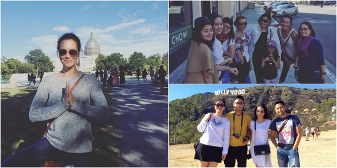 [FOTO] Dukung Kekasih, Para Wanita NOAH Kumpul Bareng di Amerika
