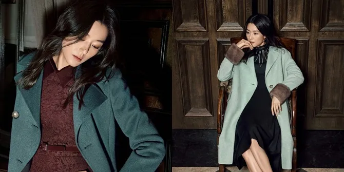 FOTO: Fashion Musim Gugur Jun Ji Hyun, Tetap Elegan Saat Hamil