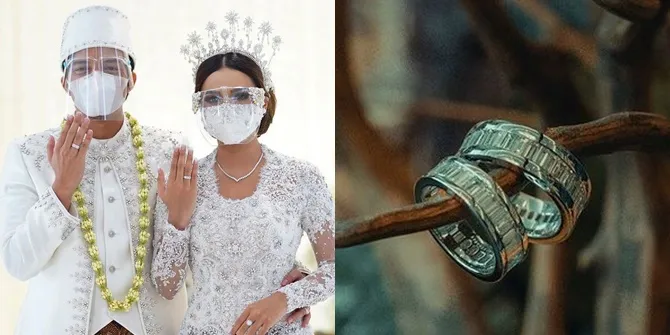 Foto-Foto Detail Cincin Pernikahan Aurel Hermansyah dan Atta Halilintar yang Begitu Mewah, Harganya Fantastis Banget!