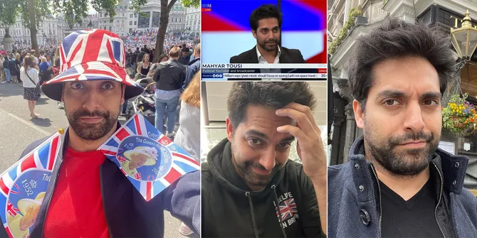 Foto-Foto Mahyar Tousi, YouTuber Asal London yang Diserang Netizen Indonesia Usai Hina Pemakai Batik di KTT G20 Sebagai Idiot