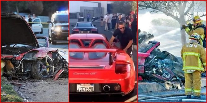 Foto-Foto Mobil Paul Walker Pasca Kecelakaan Maut