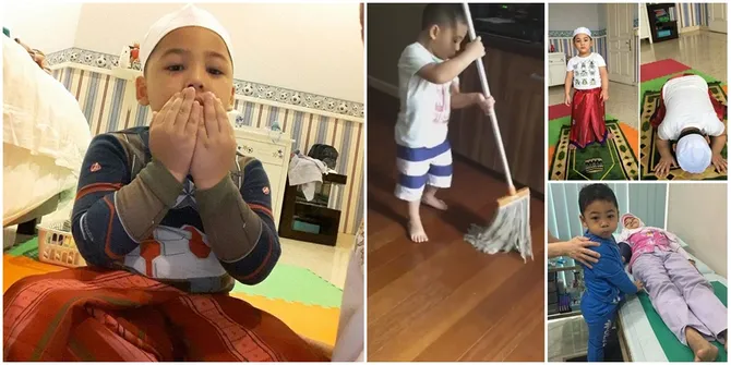 FOTO: Gak Cuma Stylish, Kellen Anak KD Juga Soleh & Baik Hati