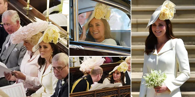 FOTO: Hadiri Royal Wedding, Kate Middleton Cantik Pakai Baju Lama