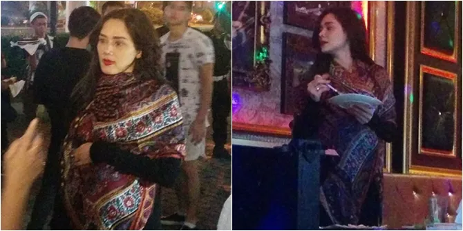 FOTO: Hamil Besar, Mulan Jameela Rela Begadang Demi Ultah El Rumi