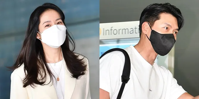 Foto Hyun Bin dan Son Ye Jin di Bandara Mau ke AS Buat Honeymoon, Datang Terpisah Tapi Tetap Bahagia