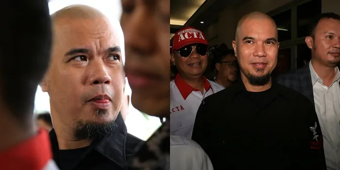 FOTO: Jadi Tersangka, Pelapor Inginkan Ahmad Dhani Untuk Ditahan