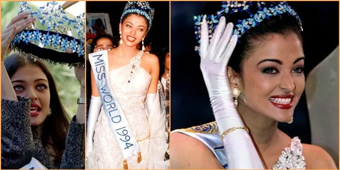 Foto Jadul Aishwarya Rai Saat Jadi Miss World 1994, Ngangenin!