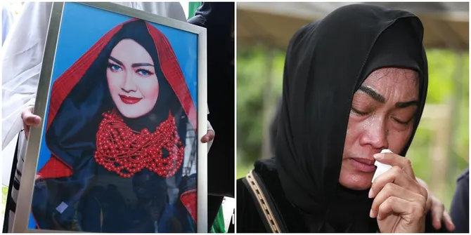 FOTO: Jenazah Jupe Disalatkan, Ibunda Tak Kuasa Tahan Air Mata
