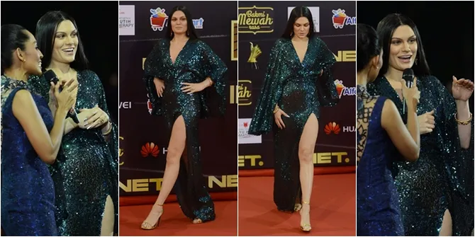 FOTO: Jessie J di Red Carpet NET 3.0 Indonesia! Pamer Kaki Seksi
