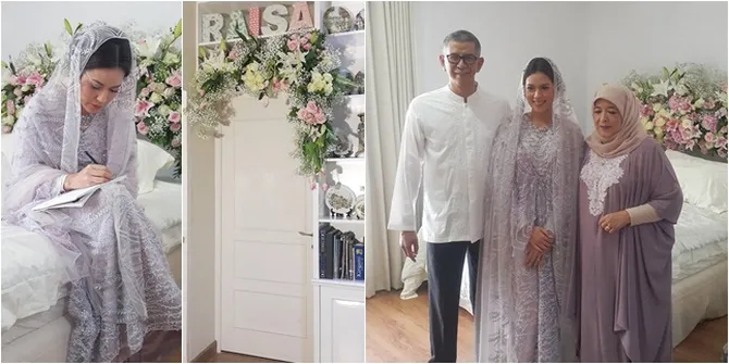 FOTO: Kamar Pengantin Raisa, Cantik Bernuansa Putih Penuh Bunga