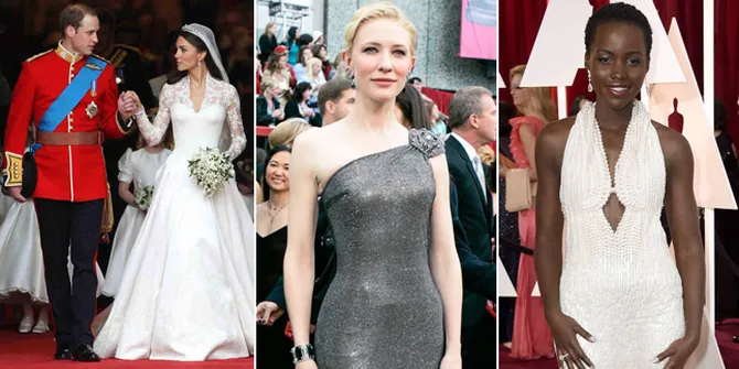 FOTO Kate Middleton - Nicole Kidman, Ini 7 Gaun Termahal di Dunia