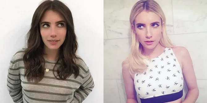 FOTO Kece! Perubahan Warna Rambut Emma Roberts Ini Bikin Terpukau