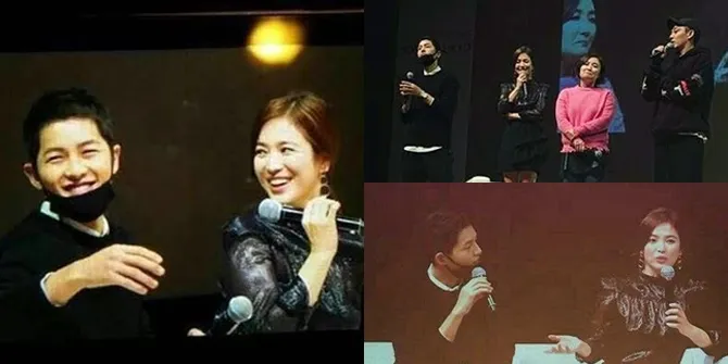 FOTO: Kejutan Kedatangan Song Joong Ki di Fanmeet Song Hye Kyo