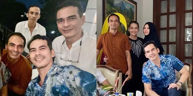 Foto Keluarga Syach Kompak Rayakan Lebaran, Kehadiran Istri Teddy Syach yang Syar'i Jadi Sorotan