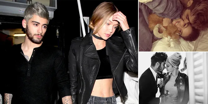 FOTO: Kemesraan Gigi Hadid & Zayn Malik Sebelum Putus, Romantis!