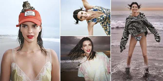 FOTO: Kendall Jenner di Allure, Pose Cute - Curhat Soal Jerawat