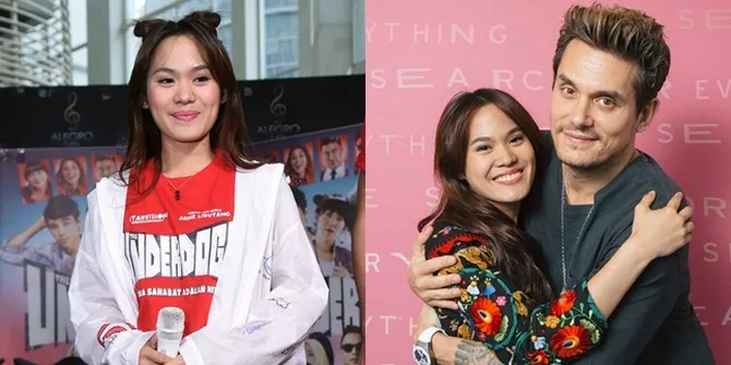 FOTO Ketemu Langsung John Mayer, Begini Perasaan Sheryl Sheinafia